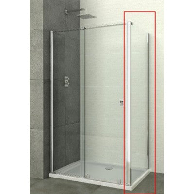 Zijwand 80x195cm tbv. nisdeur Sanotechnik Prestige