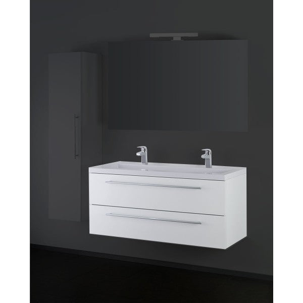 Sanotechnik Fiora wastafelmeubel 120x51x55cm wit
