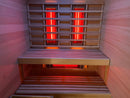 2 persoons twincombi infrarood en finse sauna 130x120x200