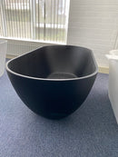 Vrijstaand ligbad 165x84 Cusco Cast Marble mat zwart