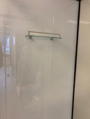 Complete douchecabine 90x90x203 mat zwart UNI 2 kitvrij