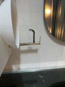 Hoge wastafelkraan goud Rea Lugano Slim Line