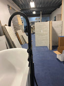 Sanotechnik vrijstaande badkraan zwart 115x20x16 Sonata