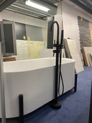 Sanotechnik vrijstaande badkraan zwart 115x20x16 Sonata