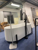 Sanotechnik vrijstaande badkraan zwart 115x20x16 Sonata