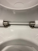 Rimfree toiletpot Sanotechnik Uno zonder spoelrand 53x40x35 incl. slim wc zitting