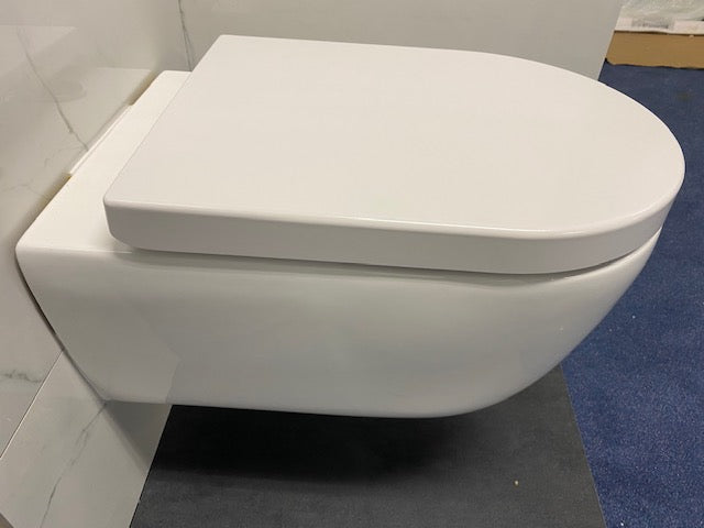 Rimfree Toilet Sanotechnik Uno Zonder Spoelrand 53X40X35 Incl. Slim WC Zitting