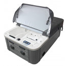 Whirlpool buitenbad 205x130x70cm Sanotechnik Modena wit grijs 3-persoons