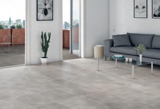 Tegel Grey 60x60 en 100x100 Quassen betonlook grijs