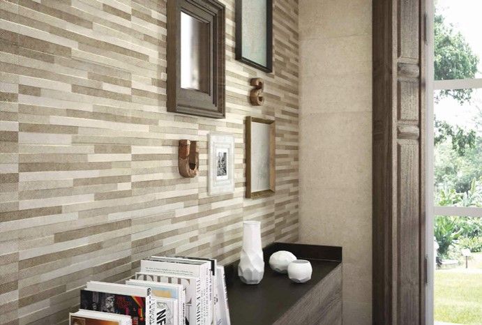 Tegel Pierre Taupe Decor 30x60 cm Wand