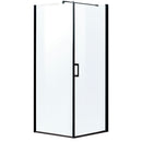 Douchecabine 90x90 mat zwart profiel Kerra Lagos