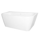 Half vrijstaand bad 150x75cm Kerra Mona Back to Wall