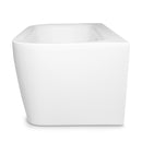 Half vrijstaand bad 150x75cm Kerra Mona Back to Wall