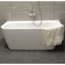 Half vrijstaand bad 150x75cm Kerra Mona Back to Wall