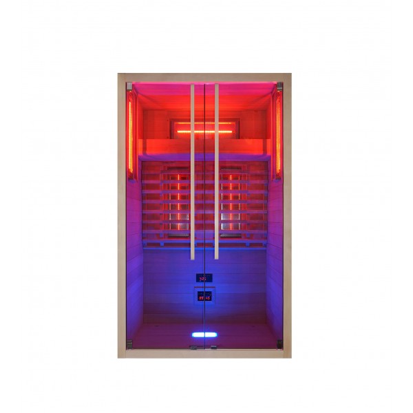 Sauna 120x100x195cm Ruby 2200 Watt 2 persoons infrarood