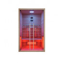 2 persoons infrarood Sauna 120x100x195cm Ruby 2200 Watt