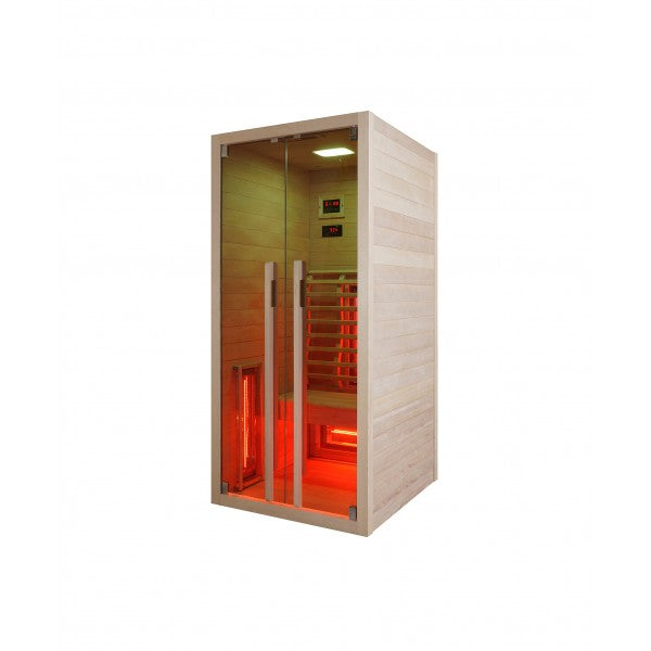 Sauna Ruby 90x100x195cm 1550Watt 1 persoons infrarood