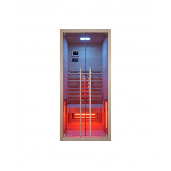Sauna Ruby 90x100x195cm 1550Watt 1 persoons infrarood