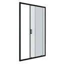 Soft close badkamer nis schuifdeur 100x195 Sanotechnik Elite mat zwart