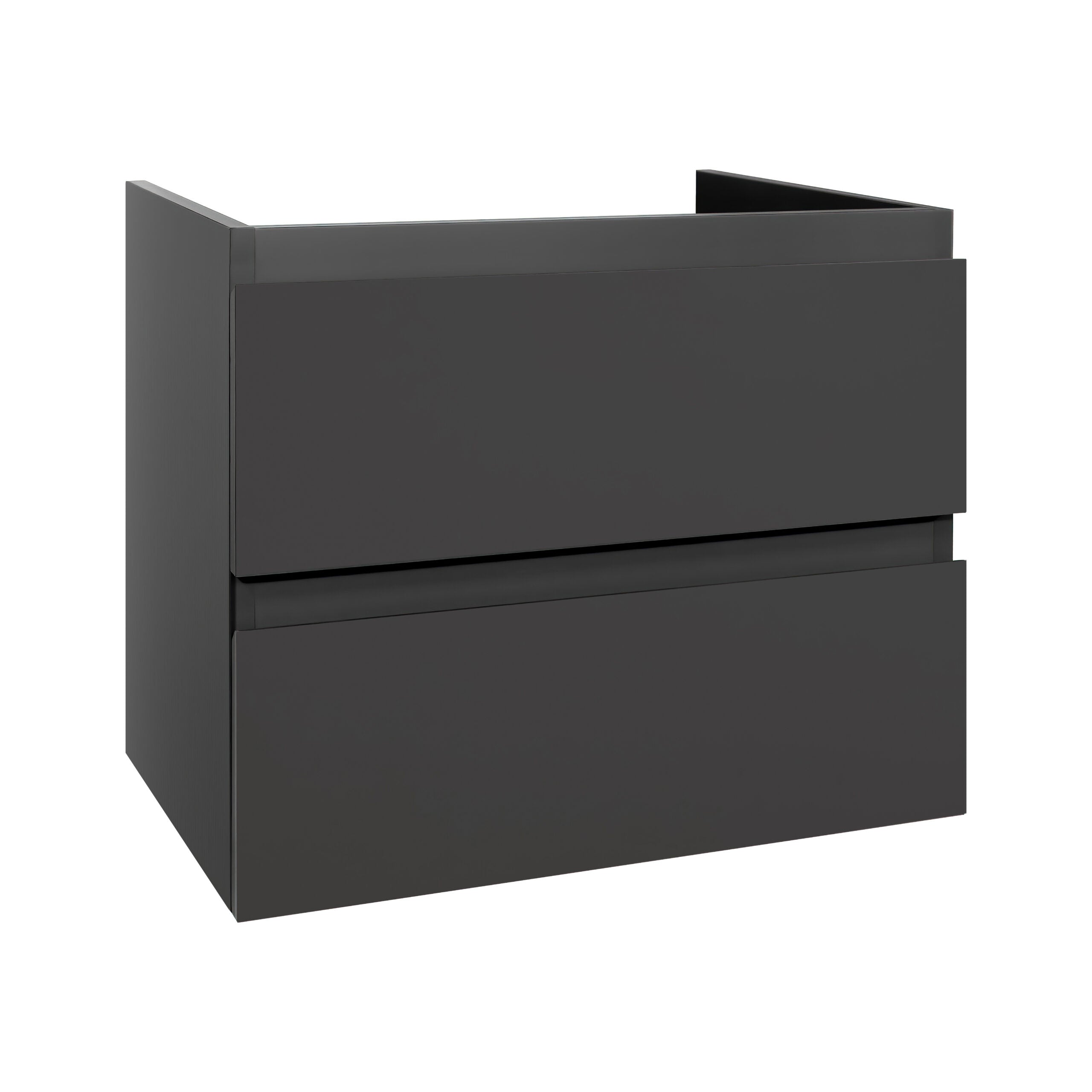 Badmeubel Onderkast Sally 60 x 45 greeploos 2 laden softclose
