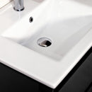 Badmeubel Sally 120x45 greeploos 2 laden softclose mat zwart