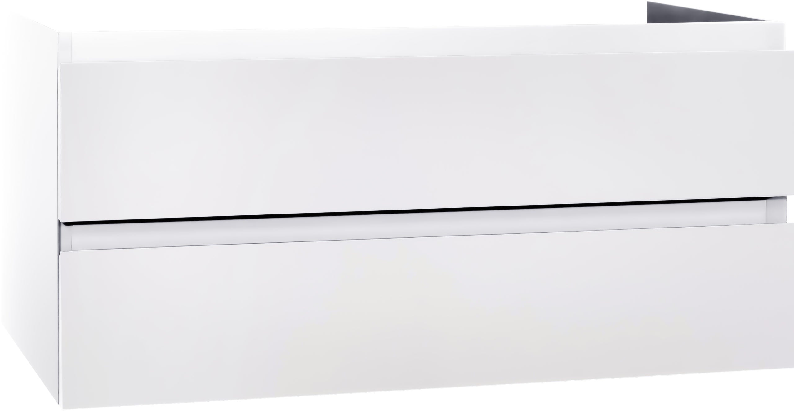 Badmeubel Wastafelkast Sally 120 x 45 2 softclose laden zonder greep