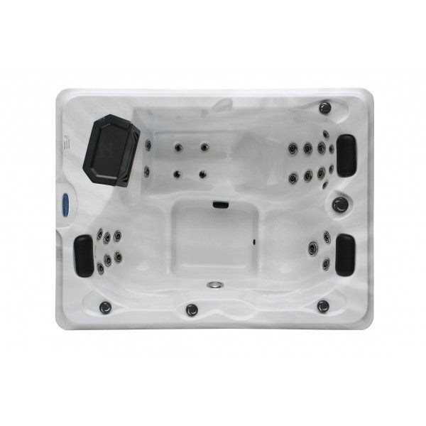 Buitenbad 210x160x80cm Diablo met whirlpool 3 persoons