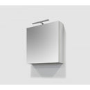 Spiegelkast 60x60x15cm 1 deur wit met LED verlichting