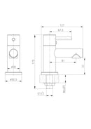 Fonteinkraan Sanosoho black mat zwart