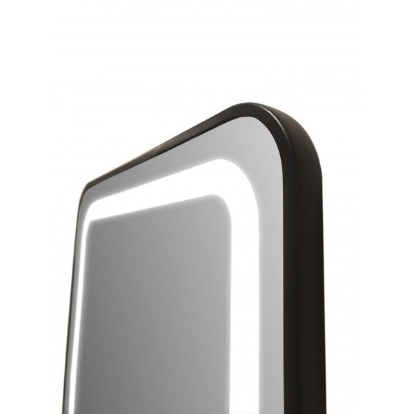 Badkamer LED spiegel 60x80 SOHO black mat zwarte lijst