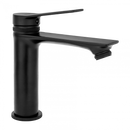 Halfhoge wastafelkraan mat zwart Rea Viral