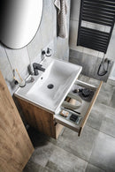 Wastafel onderkast greeploos Altair 70x60x45 Div. kleuren