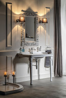 Keramische retro wastafel Antik 100x50cm muurbevestiging