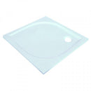 Douchebak 100x100 vierkant mineraalmarmer Sanotechnik Aneta