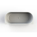 Ligbad Arcqua Pinto Back to wall Half Vrijstaand