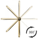 Hoge wastafelkraan goud Rea Lugano Slim Line