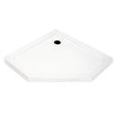 Glasgow Slim lage vijfhoek douchebak 90x90x5,5cm