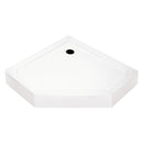 Glasgow hoge vijfhoek douchebak 90x90x15cm