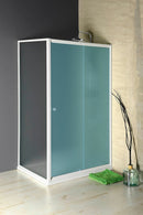 zijwand 90x195cm matglas tbv Amadeo schuifdeur