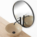 Hoge wastafelkraan mat zwart Rea Lugano Slim Line