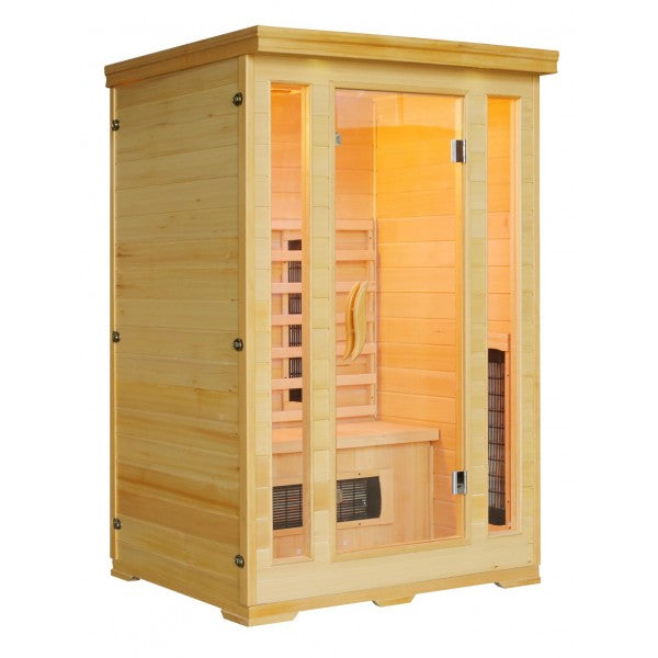 Sauna Carmen 124x116x190cm 1750W 2 persoons infrarood