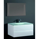 Badkamermeubel softclose hoogglans wit greeploos (70 en 100cm)