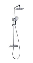 Luzi Chigago rond thermostatische opbouw doucheset in hoogte verstelbaar