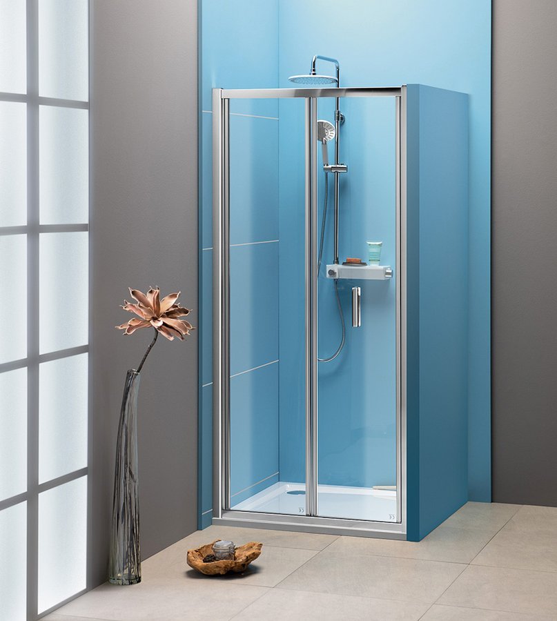 Douche vouwdeur easy line 6mm veiligheidsglas