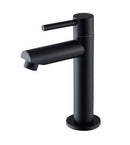 Fonteinkraan Luzi rond mat zwart