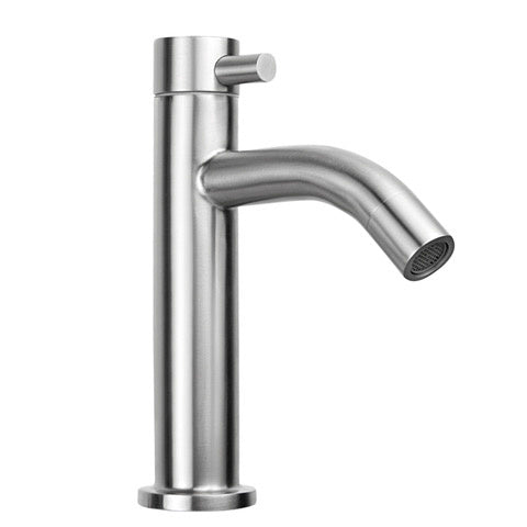Fonteinkraan Luzi Rond 16cm Hoog RVS