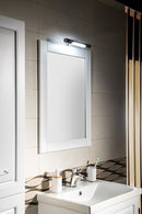 Badkamer spiegel Favolo met rand mat wit