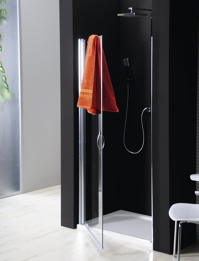 Douche nisdeur 80x190cm helder glas voorzien van anti-kalk coating