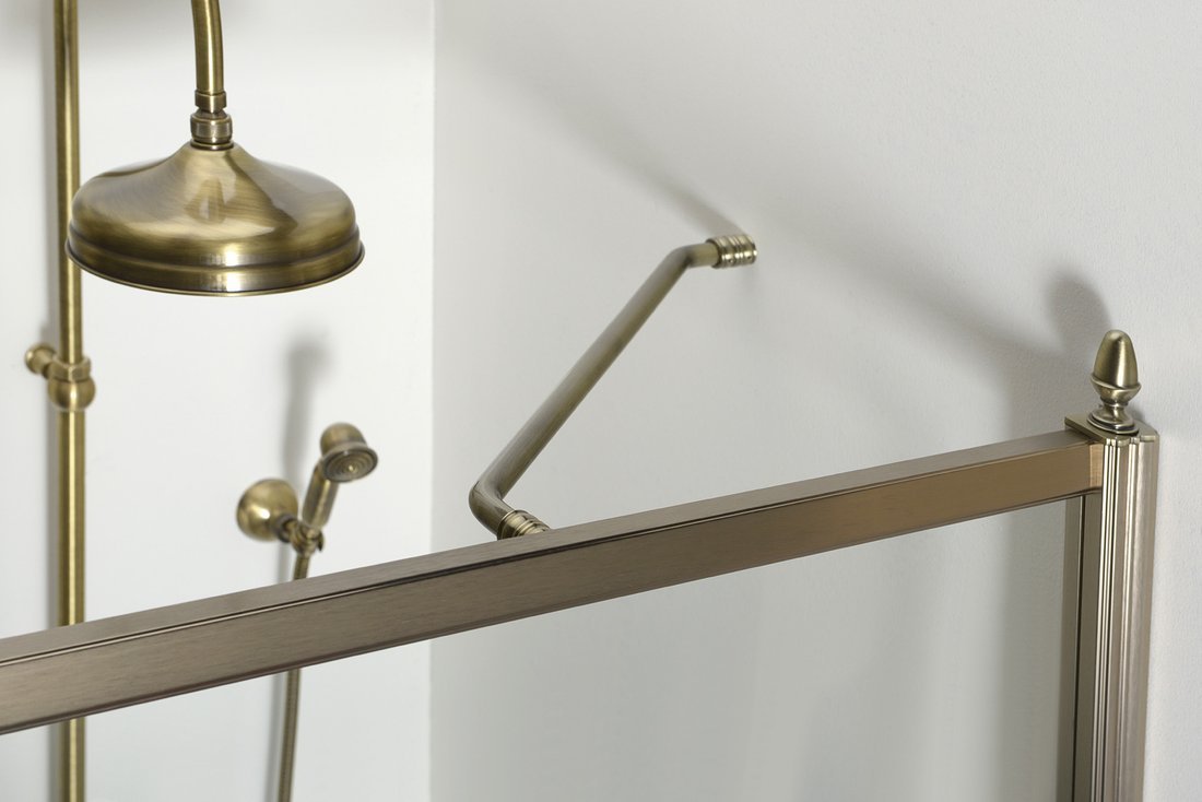 Wandsteun tbv Antique douchewanden brons