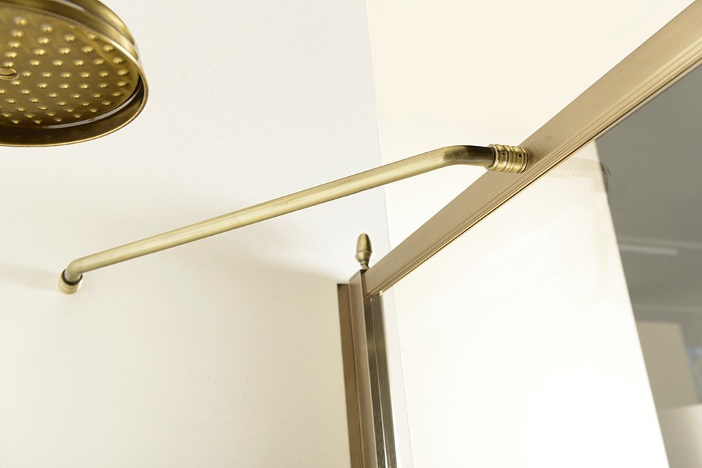 Wandsteun tbv Antique douchewanden brons